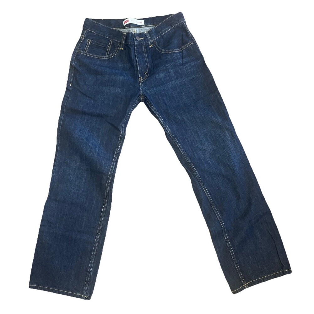 Levis 505 Jeans 16 Regular Fit Dark Wash Denim Comfort 28x28 Men’s / Boys